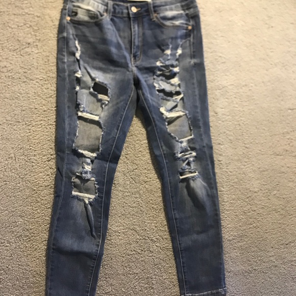 Skinny Distressed Denim Pants | Poshmark